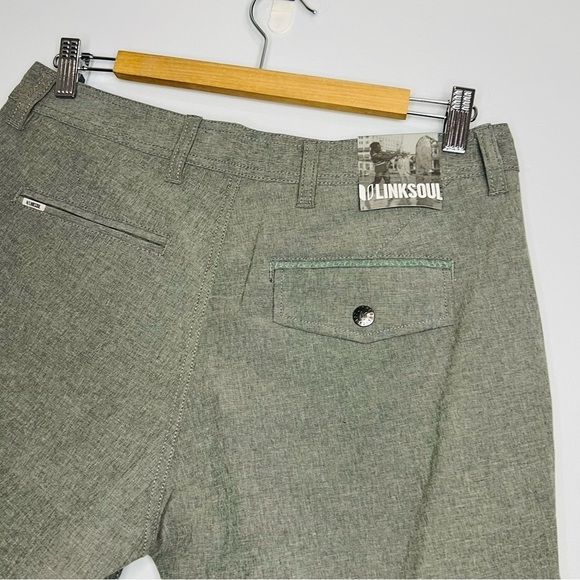 NWT LinkSoul Gray Boardwalk Shorts 30W - Picture 5 of 7